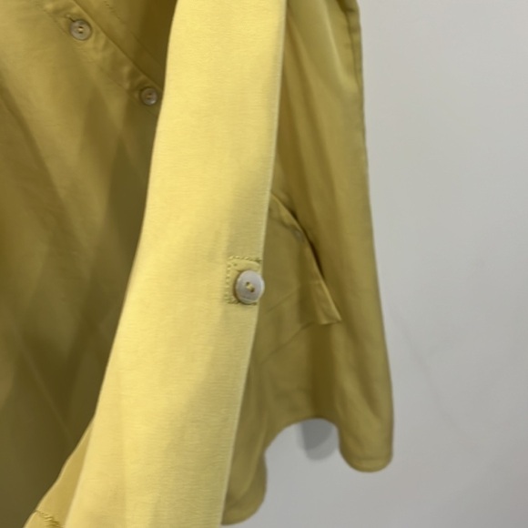 Soft Surroundings asymmet.crossover wrap button closure adjustable sleeves. XL - Picture 6 of 9